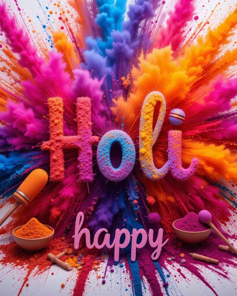 Happy holi photo 2025