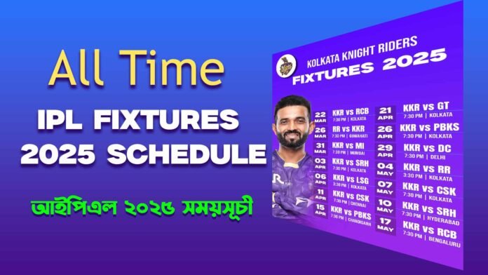 আইপিএল ২০২৫ সময়সূচী