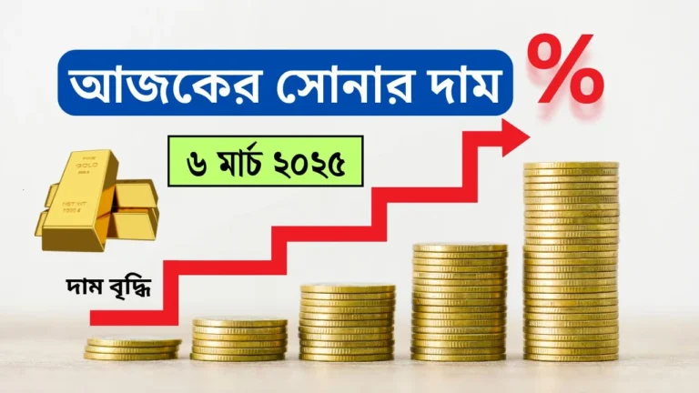 আজকের সোনার দাম ৬ মার্চ ২০২৫