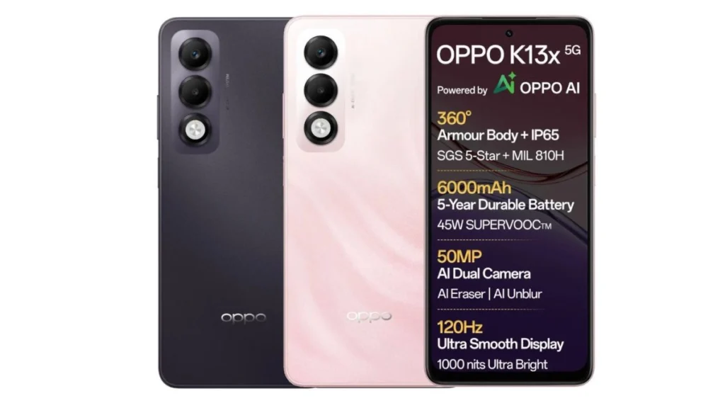 ১৭,০০০ টাকায় Oppo K13X 5G: ৬০০০Mah ব্যাটারি, ১২০Hz স্ক্রিন, ৫০Mp ক্যামেরা এত কমে এত কিছু Oppo k13x 5g