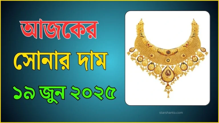 আজকের সোনার দাম
