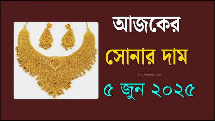 আজকের সোনার দাম