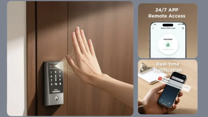 TCL D2 Pro চাবি বা পাসওয়ার্ড নয়, এবার হাতের তালুর ছাপেই খুলবে দরজা