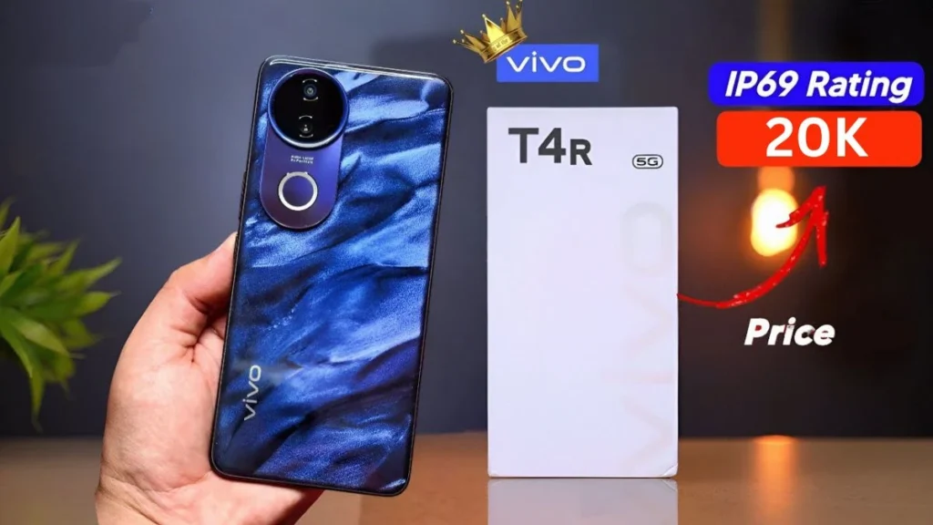 Vivo T4R লঞ্চ: ৪কে সেলফি ক্যামেরা, Dimensity 7400 প্রসেসর ও ৫৭০০Mah ব্যাটারি সহ দুর্দান্ত ফিচার Vivo t4r লঞ্চ