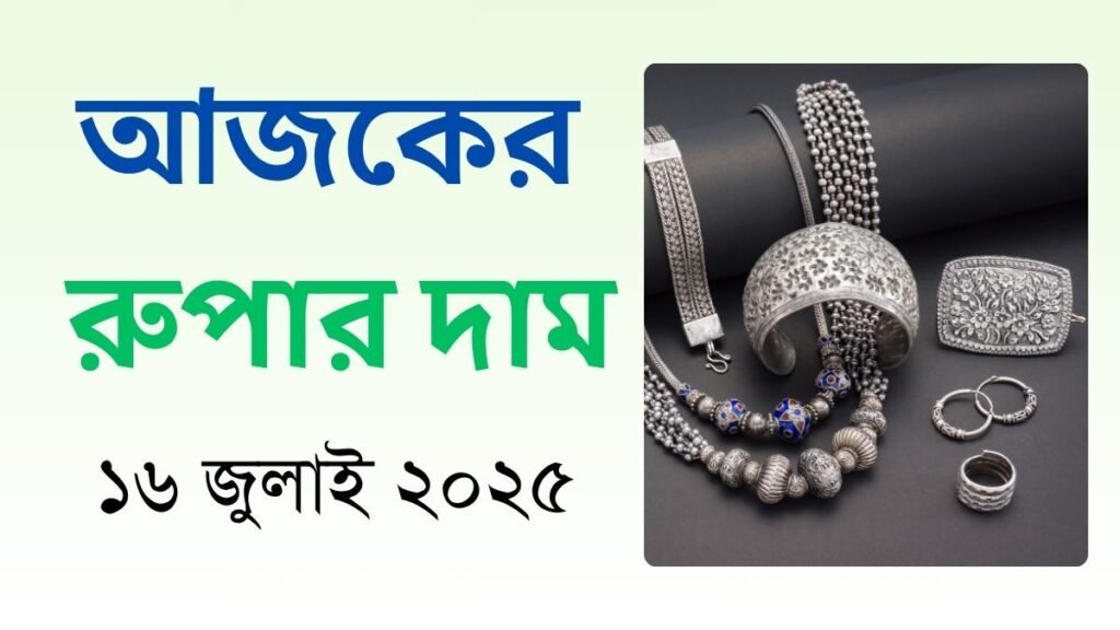 আজকের রুপার দাম