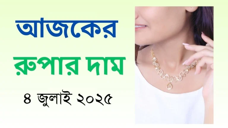 আজকের রুপার দাম