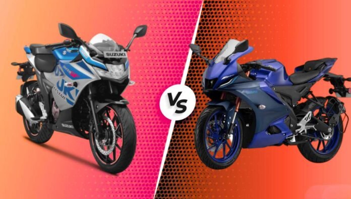 Yamaha R15 V4 বনাম Suzuki Gixxer SF 250 ডিজাইন, পারফরম্যান্স ও ফিচারে কে এগিয়ে