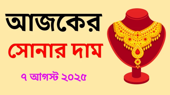 আজকের সোনার দাম