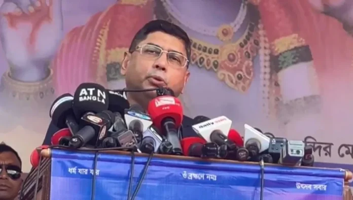 ওয়াকার-উজ-জামান জন্মাষ্টমী উৎসবে