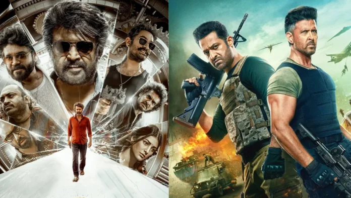 কুলি বনাম ওয়ার ২: বক্স অফিসে এগিয়ে রজনীকান্তের ‘কুলি’, ২০ কোটির বেশি পিছিয়ে ‘ওয়ার ২’