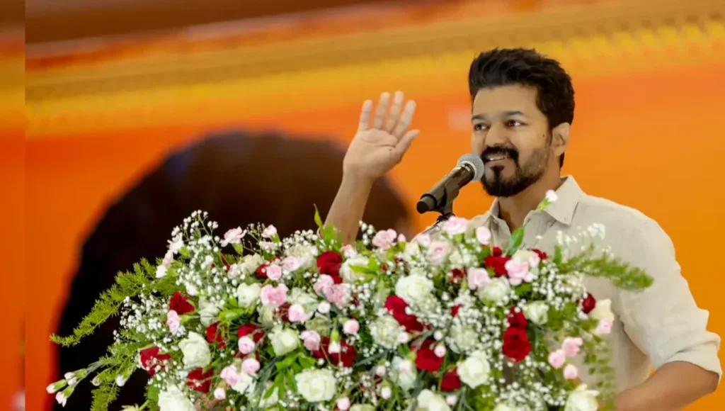 থালাপতি বিজয় ঘোষণা করলেন বিজেপি-বিরোধী যুদ্ধ, তামিল রাজনীতিতে তৃতীয় শক্তির আগমন থালাপতি বিজয় ঘোষণা করলেন বিজেপি বিরোধী যুদ্ধ 2