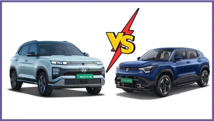Hyundai Creta EV বনাম Maruti Suzuki eVitara কোন ইলেকট্রিক SUV ২০২৫-এ আপনার জন্য সেরা