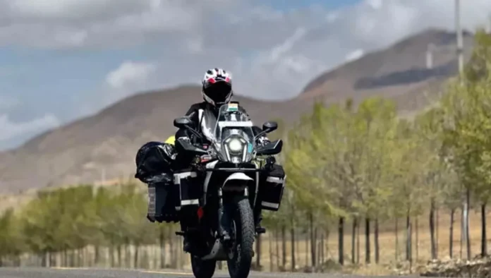 চুরি হলো বিশ্বভ্রমণরত মোটরসাইকেল