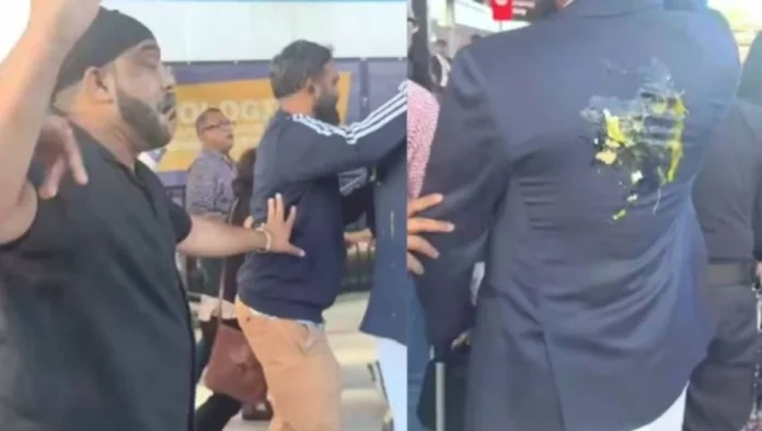 নিউইয়র্কে বিমানবন্দরে এনসিপি নেতাদের ডিম নিক্ষেপ করলেন আওয়ামী লীগ সমর্থকেরা