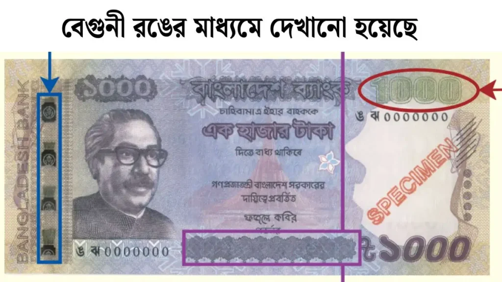 জাল টাকা ও আসল টাকা চেনার সহজ উপায় 7
