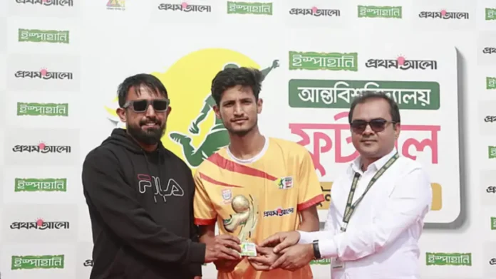 গোল করলেন সাকিব ম্যাচসেরা আরেক সাকিব দুই নায়কেই নিয়ে জমজমাট ম্যাচ